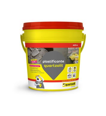 Aditivo Plastificante para Argamassa Balde 18L Incolor