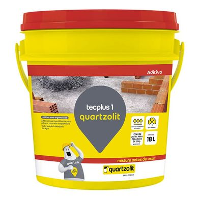 Aditivo Impermeabilizante Tecplus 1 Balde 18L Cinza 