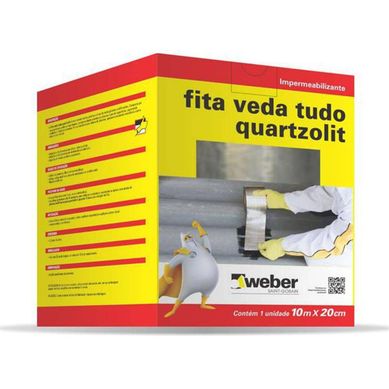 Fita Auto Adesiva Veda Tudo 20cmx10m Alumnio