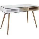 Mesa de Escritório Santa Marta, Madeira e Vidro