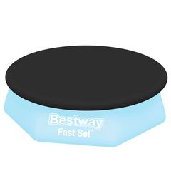 Capa para Piscina Fast Set 2,44m 1,880l Preto Bestway