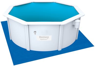 Lona para Piso de Proteo 335x335cm Azul Bestway