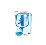 Kit de Limpeza para Piscina com Rede Termo Teste Ph Flutuador 40x16cm Colorido