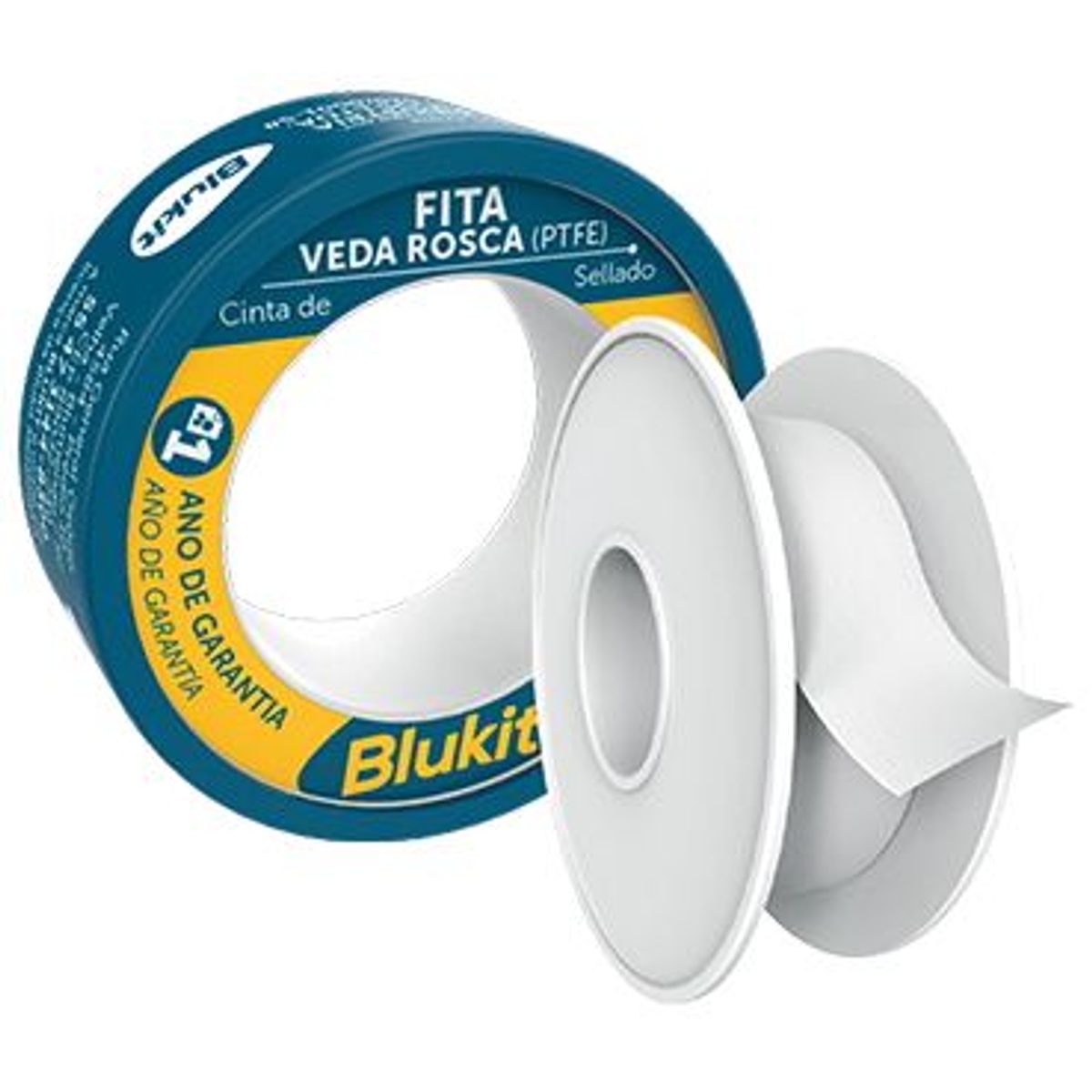 Fita Veda Rosca 18x50m Blukit, marca Blukit - Foto Principal