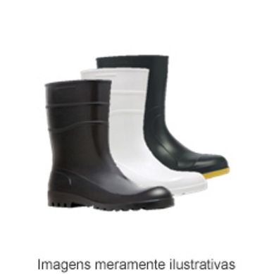 Bota de PVC Profissional Forrada n38 Preto 