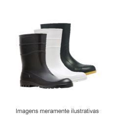 Bota de PVC Profissional Forrada n42 Preto 