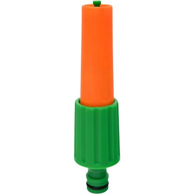 Esguicho de Plstico Jato Ajustvel 13x3,3cm Laranja e Verde