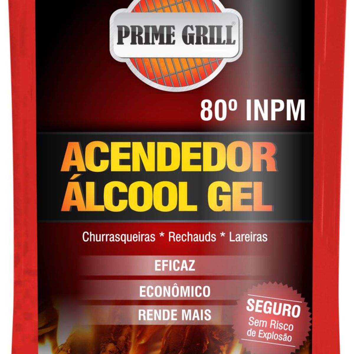 Acendedor Álcool em Gel 430g, marca Interbrilho - Foto Principal