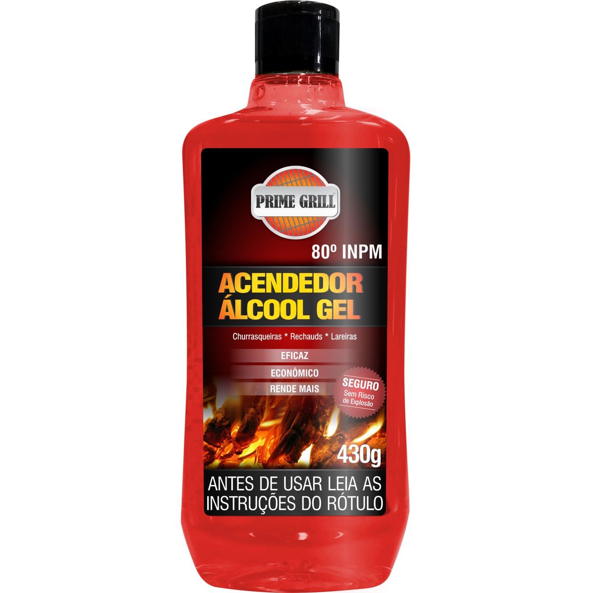 Acendedor Álcool em Gel 430g, marca Interbrilho - Foto Principal