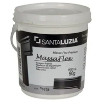 Massa Acrílica para Acabamento de Rodapé Santa Luzia 90g Preto