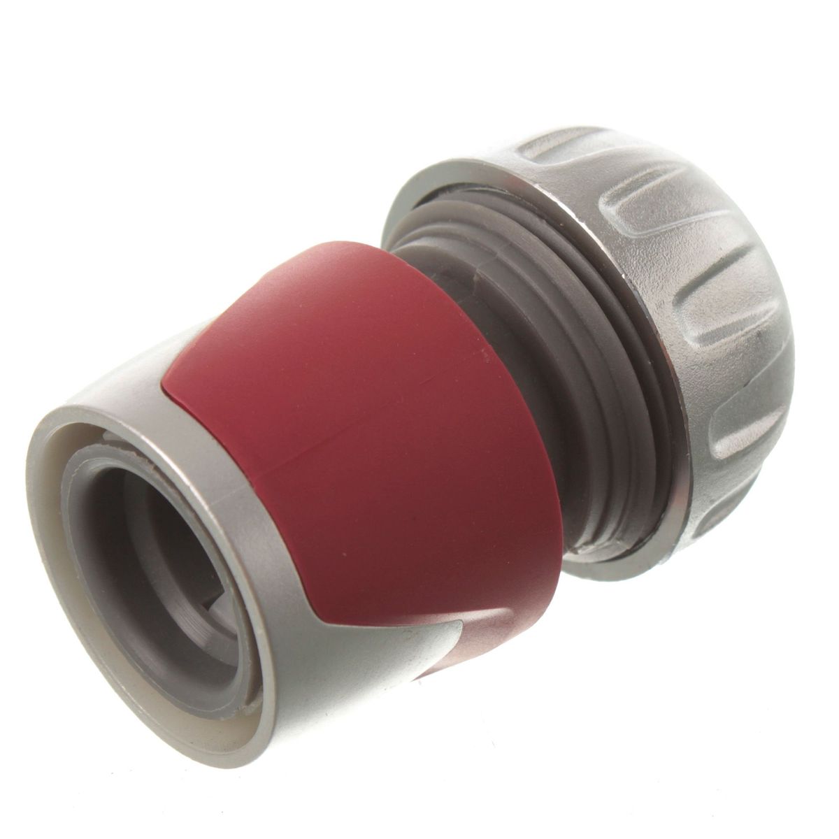 Conector de Mangueira Premium 6,5x4,2x4,2cm 3/4" Cinza, marca Ergo - Foto 2