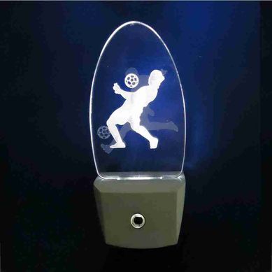 Luz Noturna LED Futebol Bivolt Branco