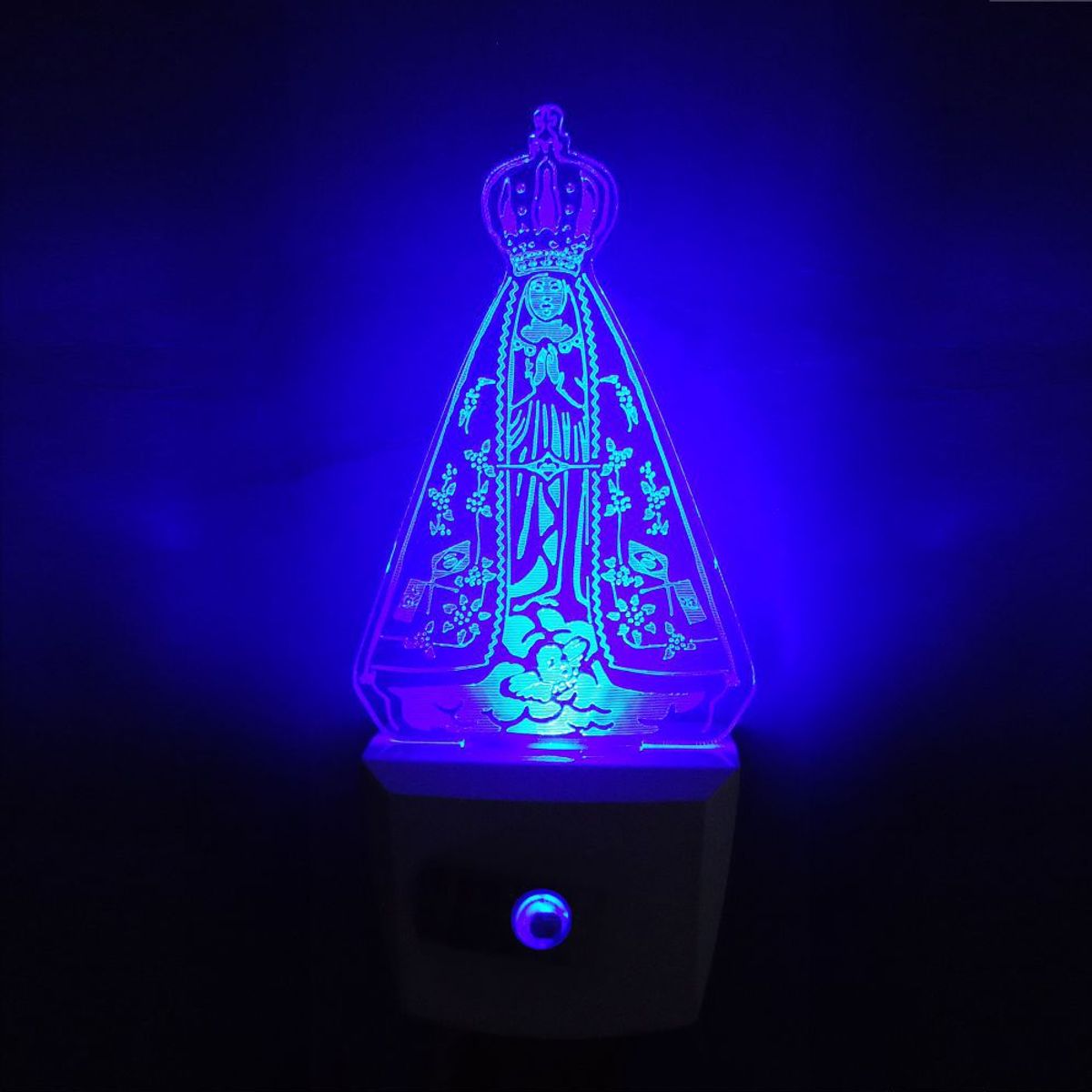 Luz Noturna Nossa Senhora Bivolt Branco, marca DNI - Foto Principal