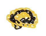 Corrente de Plástico Grande 5m Amarelo e Preto