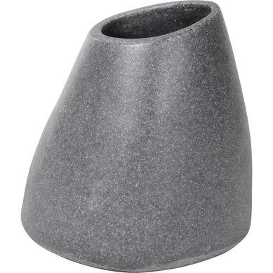 Porta Escova Pebble Cinza Just Home Collection