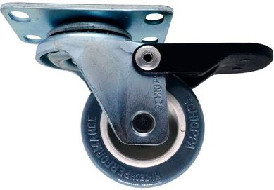 Rodzio Giratrio de PVC com Freio 50mm