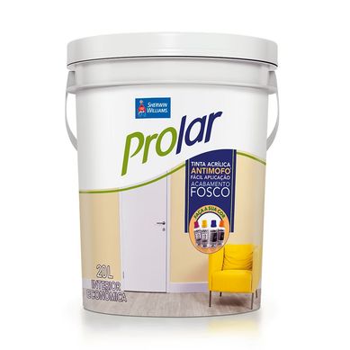 Tinta Fosco Prolar Econmico 20L Branco Sherwin Williams