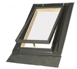 Claraboia para Telhado Vidro Duplo 46x75cm Madeira e Alumínio