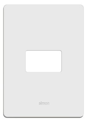 Placa com Suporte 1 Posto Horizontal 4x2 Branco