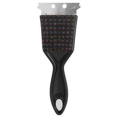 Escova Raspadora 2 Funes para Churrasqueira Preto