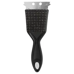 Escova Raspadora 2 Funções para Churrasqueira Preto