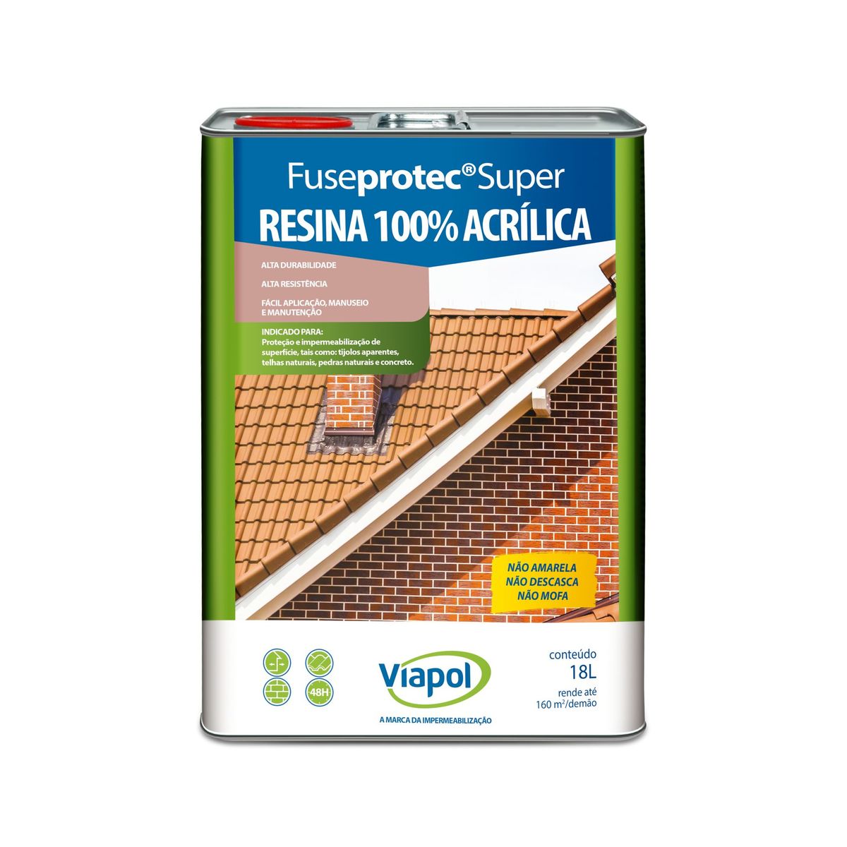 Resina Fuseprotec 18L Brilhante, marca Viapol - Foto Principal