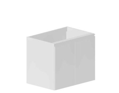 Balco Veneza 80cm Duplo Branco