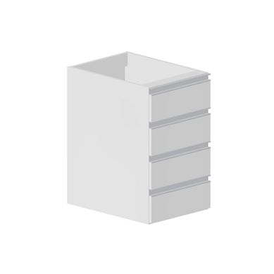 Balcao Gaveteiro 4 Gavetas Life 40cm Branco