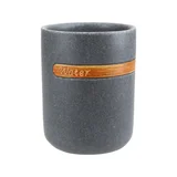 Porta Escova Black Resina Preto Just Home Collection