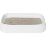 Saboneteira Soap Dish Bege e Branco
