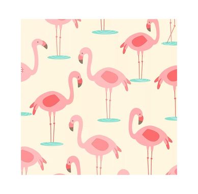 Papel de Parede Treasure Hunt Flamingos 10x0,53m Rosa