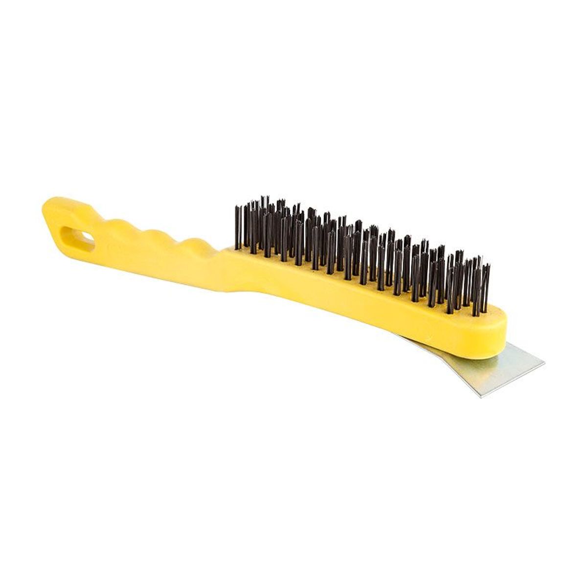 Escova de Aço com Raspador Amarelo Western, marca Western - Foto 2