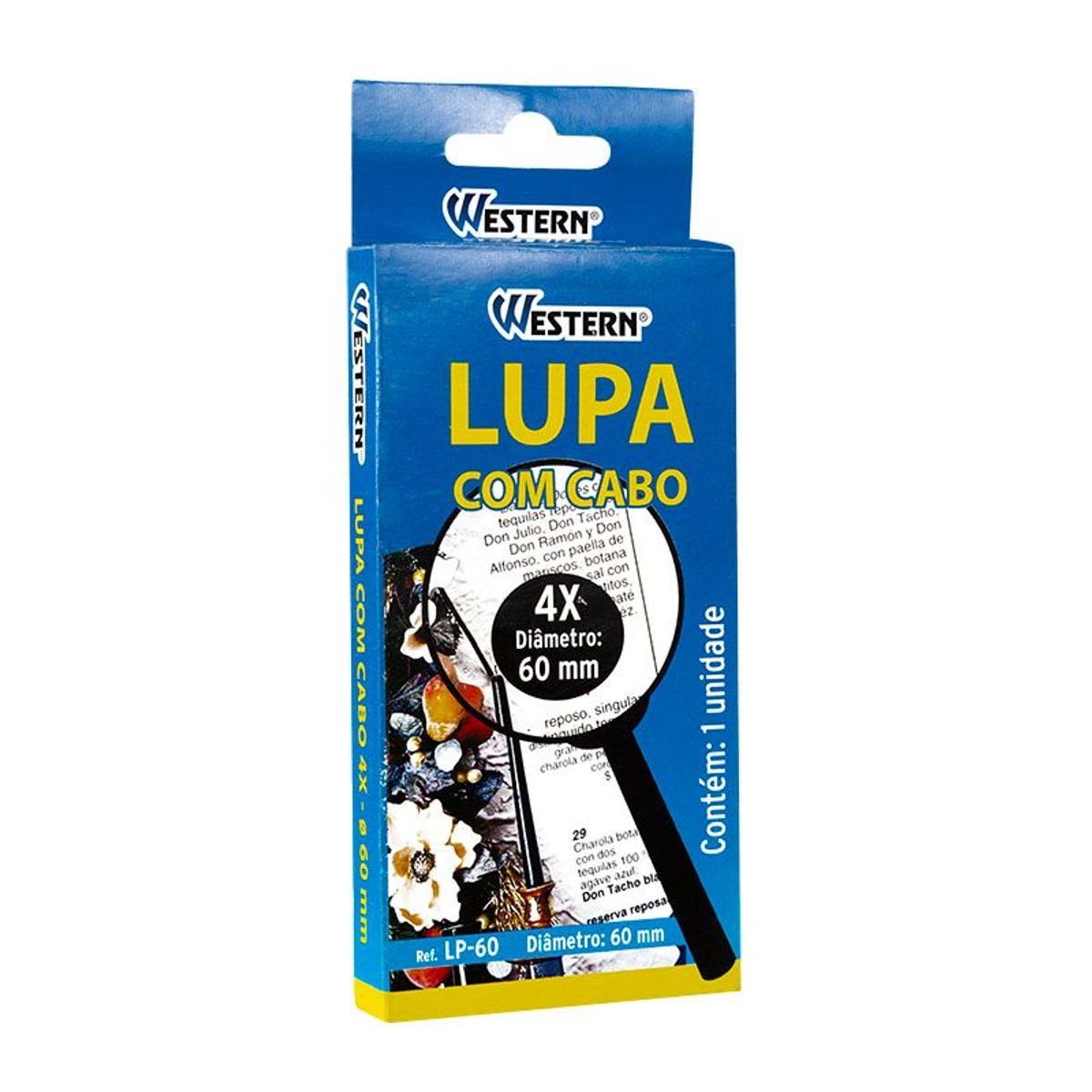 Lupa com Cabo LP-60 4x 60mm Western, marca Western - Foto 2