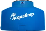Caixa De Água 2.500L Polietileno Água Protegida Tampa Rosca Azul