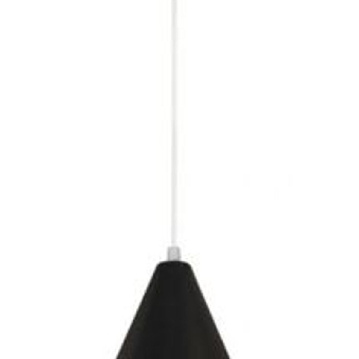 Pendente Cone em Alumínio 60w Bivolt Preto, marca Nacional - Foto Principal