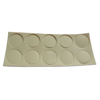 Tapa Furo Adesivo Com 20 Peas, Marfim