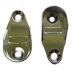 Cabideiro Obilongo Metal Com 2 Peças, Cromado