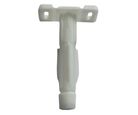 Bucha com Abraçadeira 6mm com 6 peças Branco