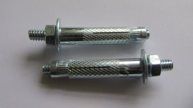 10 Chumbador Cba com Prisioneiro Cromado 5/16x75