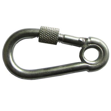 Mosqueto com Rosca 2 Peas, Cromado, 4x40mm