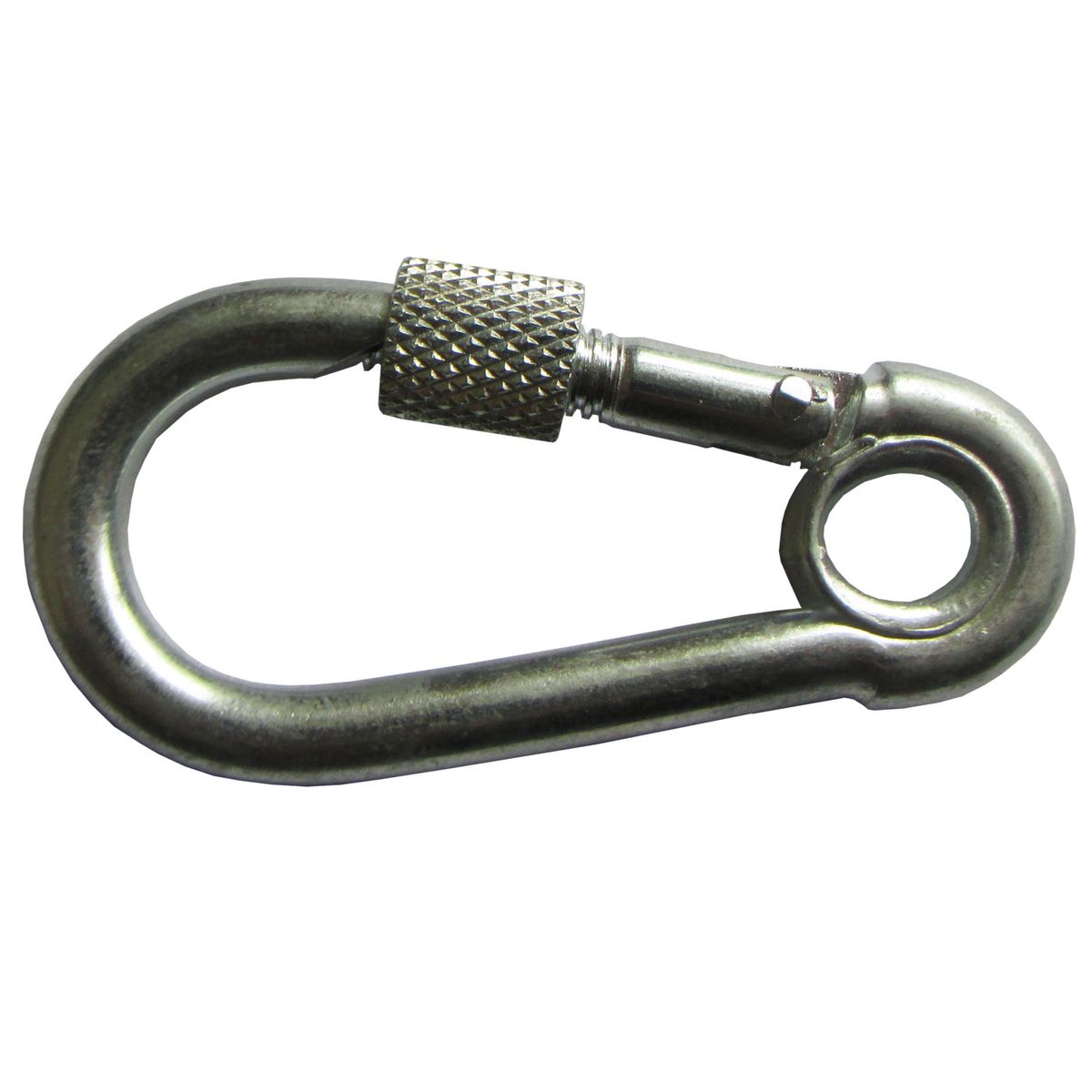 Mosquetão com Rosca 2 Peças, Cromado, 4x40mm, marca Foxmix - Foto Principal