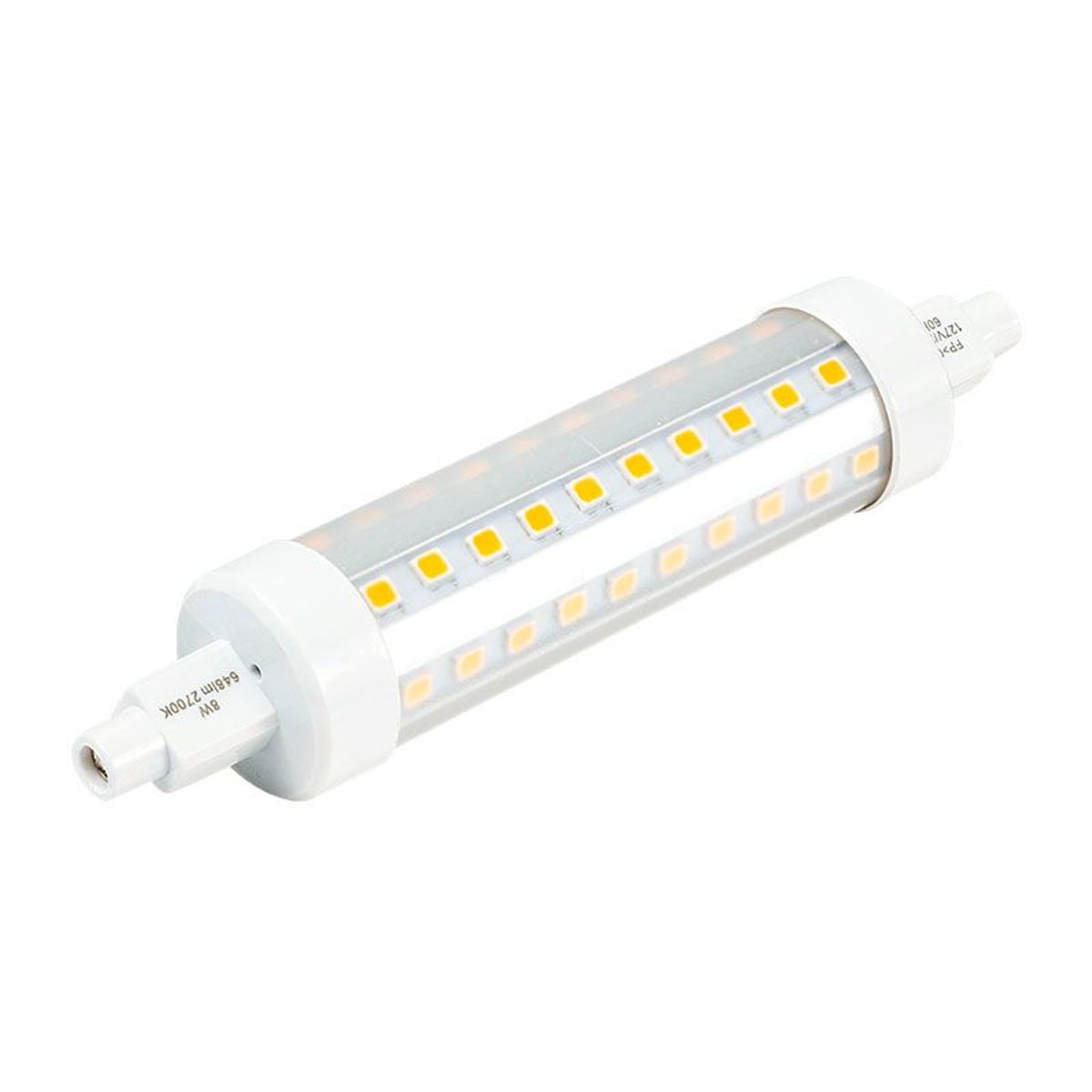 Lâmpada LED R75 Luz Amarela Palito 8W 2700K Bivolt, marca Luminatti - Foto Principal