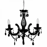 Lustre Pendente Duchessa Cristal Preto