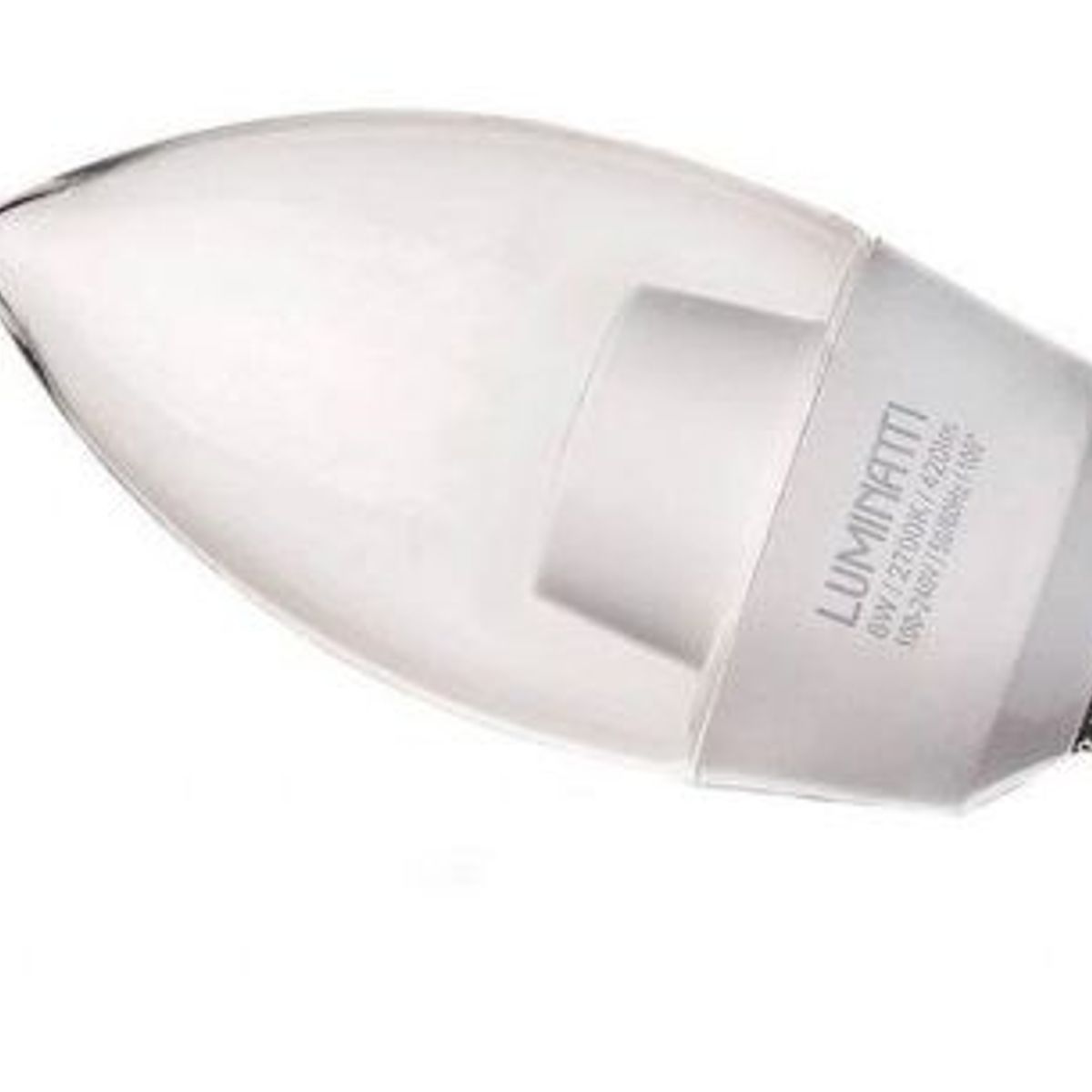 Lâmpada LED Vela Cristal Luz Amarela com Adaptador 6W 2700K Bivolt, marca Luminatti - Foto Principal