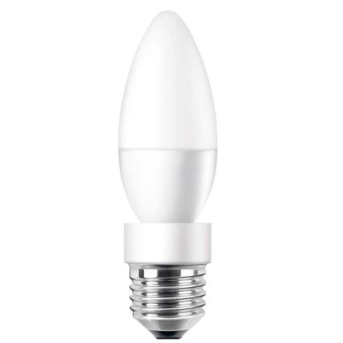 Lâmpada LED Vela Leitosa Luz Branca com Adaptador 6W Bivolt, marca Luminatti - Foto Principal