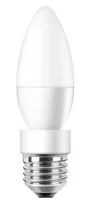 Lâmpada LED Vela Leitosa Luz Branca com Adaptador 6W Bivolt