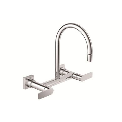 Torneira Misturador de Parede DN15/20 Bica Mvel Just para Cozinha Cromado