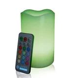 Vela LED Box 1 RGB com Aroma de Baunilha Controle Pilha AAA