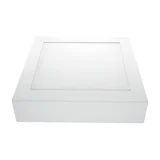 Plafon de Sobrepor LED Downlight Quadrado 24W 2700K Bivolt Branco