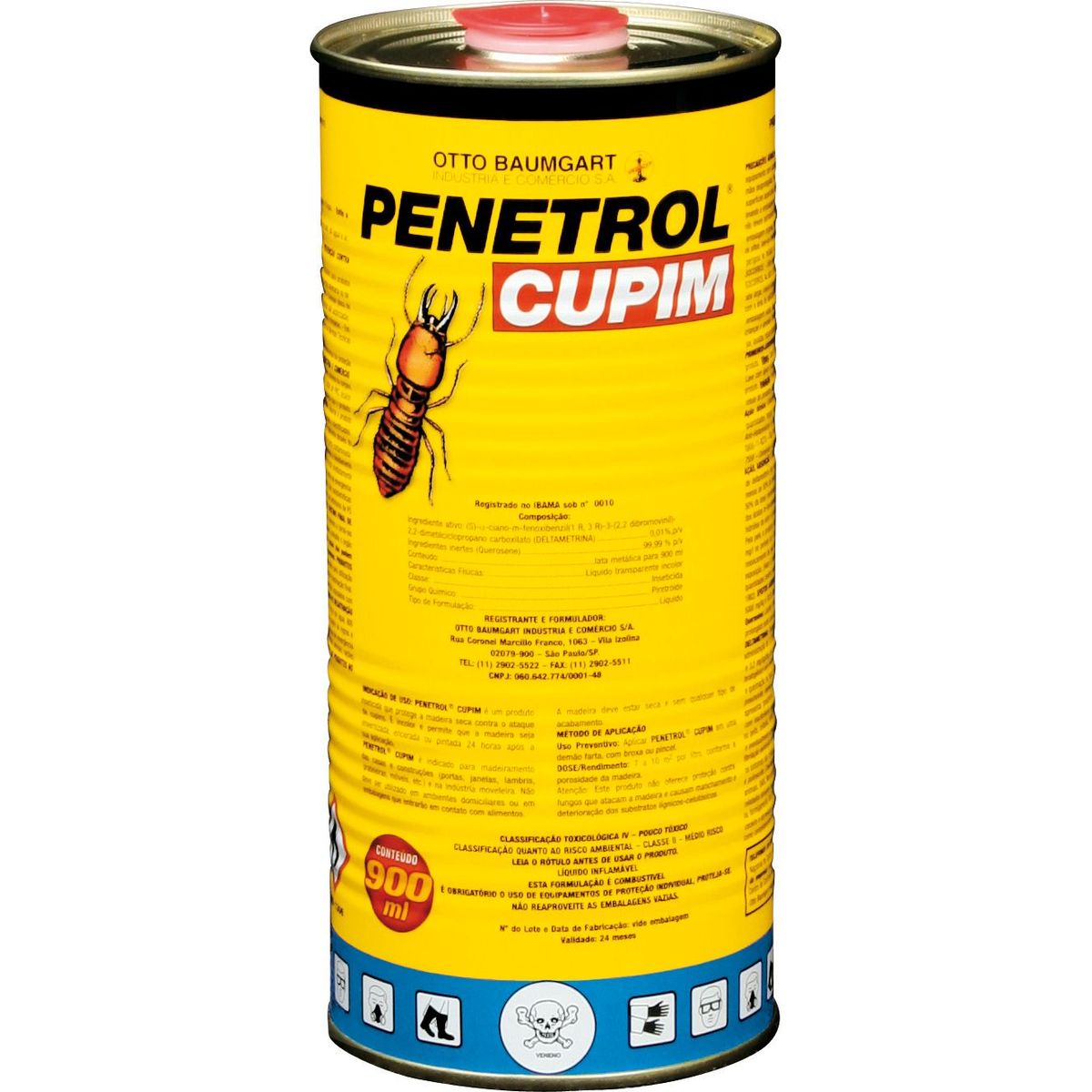 Cupinicida Penetrol Cupim 900ml Incolor, marca Otto Baumgart - Foto Principal